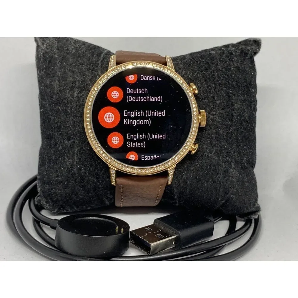 Fossil Gen 4 Authentic Digital Dial Smart Watch Custom Band FTW6015 LT294